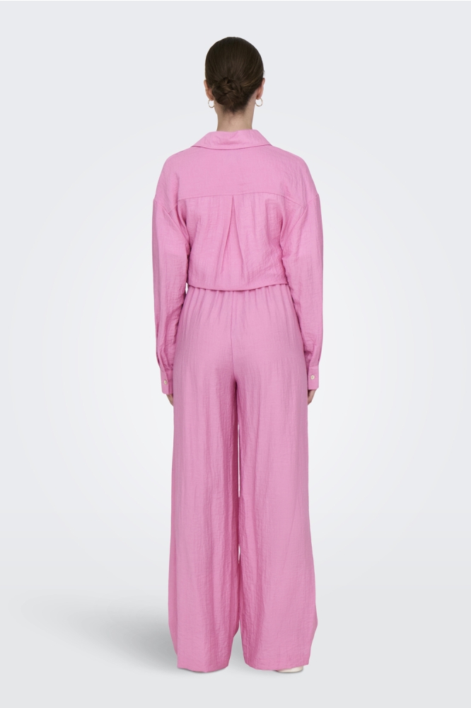 ONLTANIA LIFE HW PULL-UP PANT WVN 15340686 FUCHSIA PINK